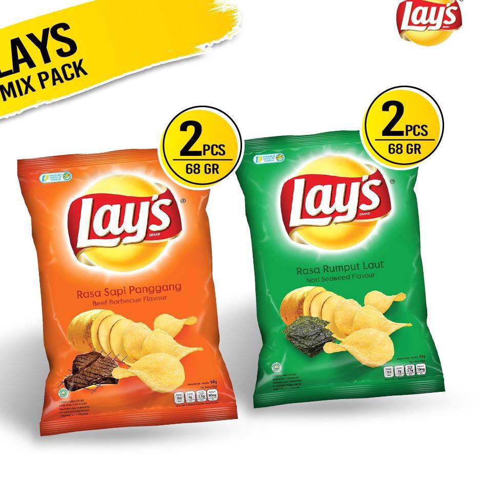 

NEW Lay's Family Mix Pack 68 Gr