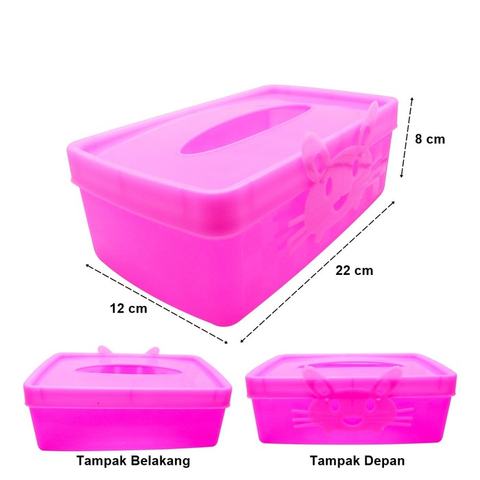 Tempat tissue Kotak Box Tissue Motif Kucing