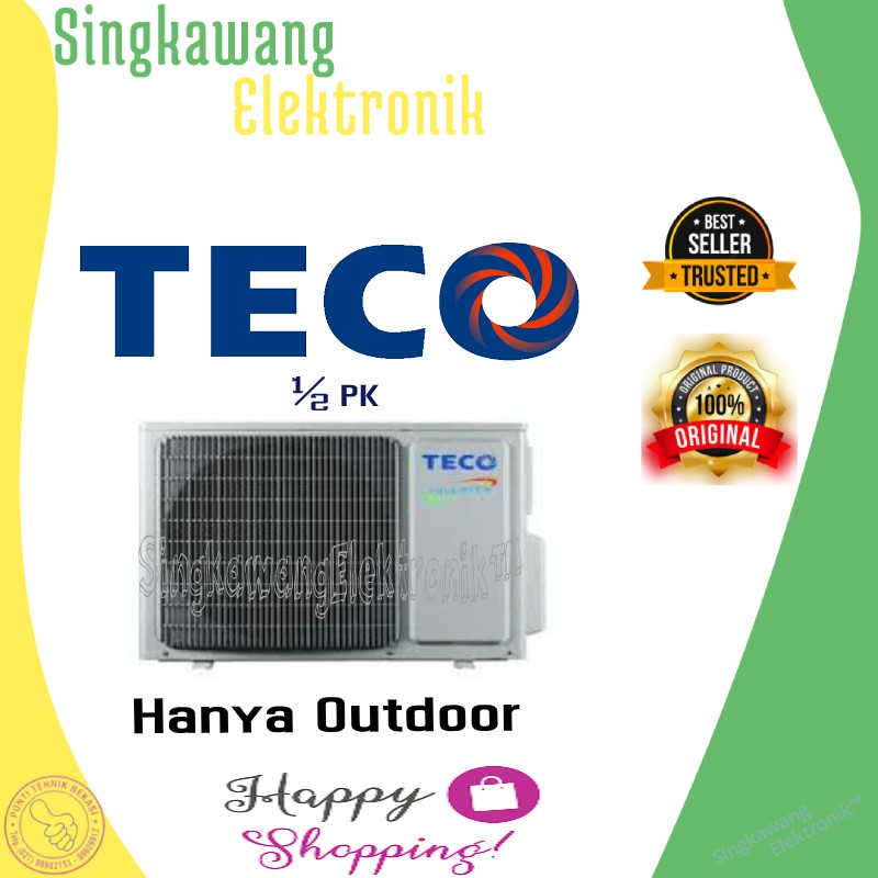 AC OUTDOOR TECO ½ PK R410 UNIT ONLY