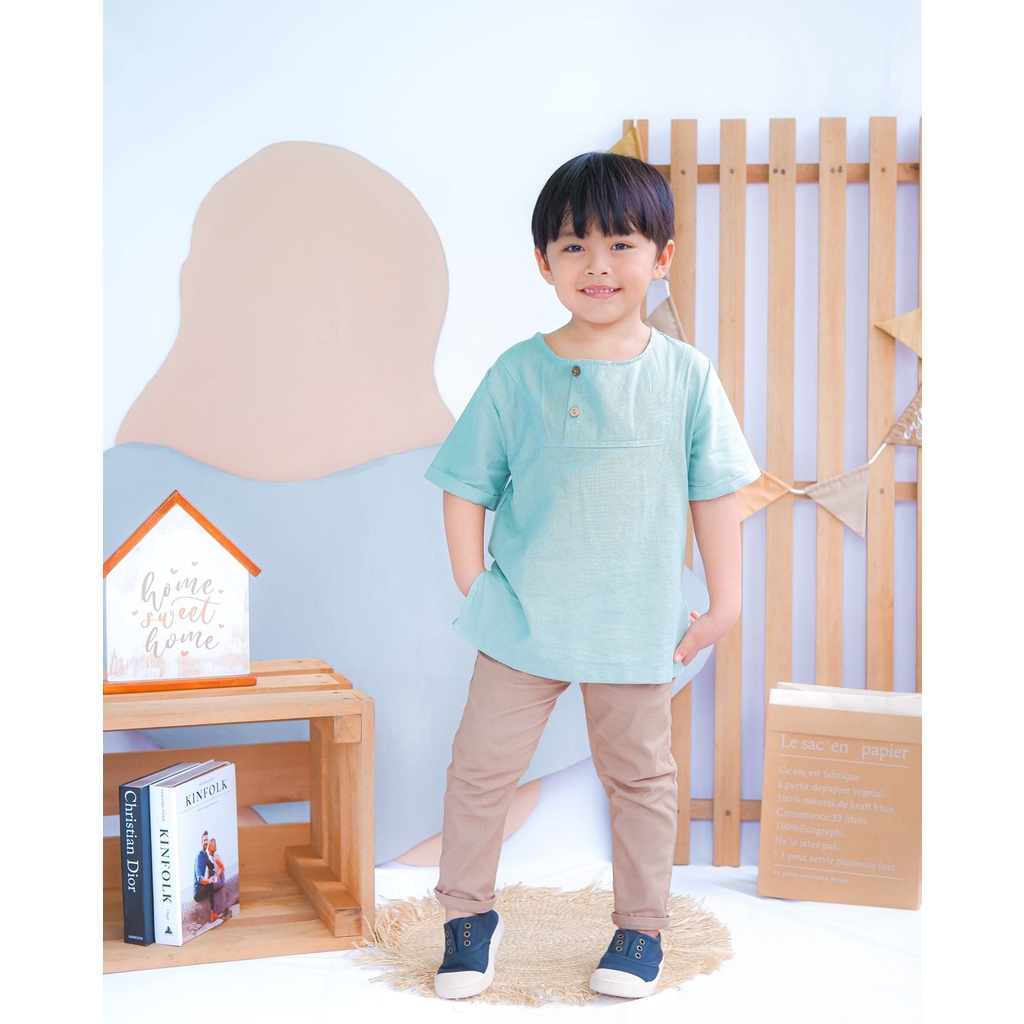 PROMO 7.7 BAJU KOKO NOAH KOKO ANAK 1-5 TAHUN PAKAIAN MUSLIM BAJU LEBARAN ANAK LUCUNAA BY ORI SMILEE BAJU LEBARAN ANAK