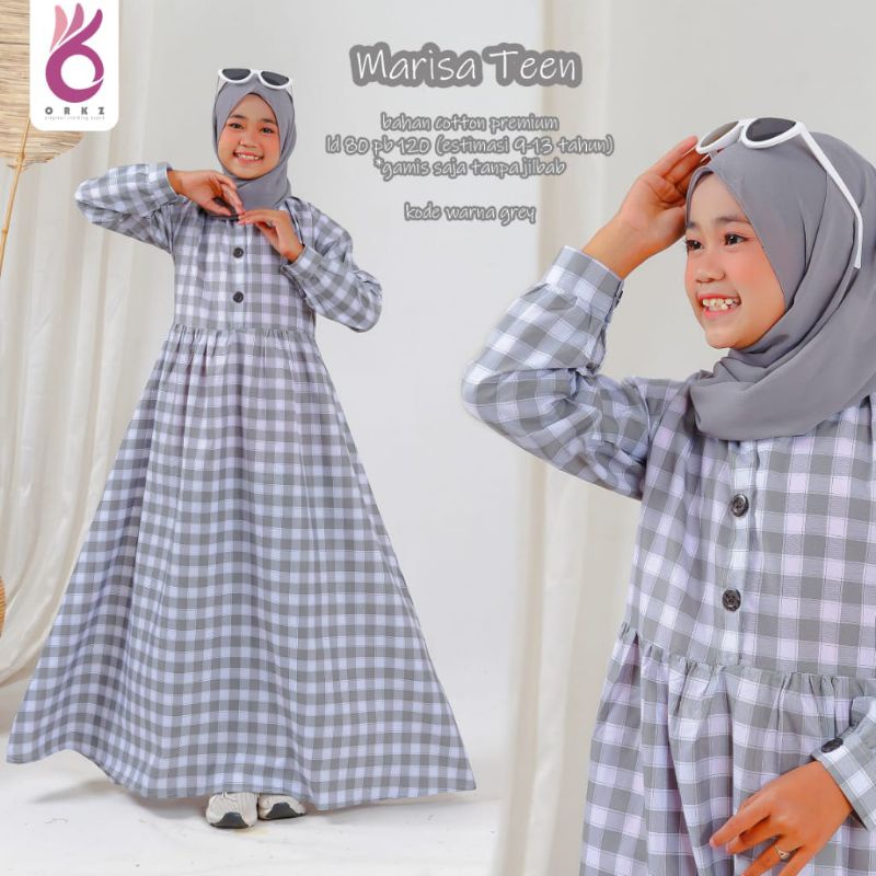 drees anak ,gamis anak bahan cotton premium usia 9-13 tahun tanpa hijab