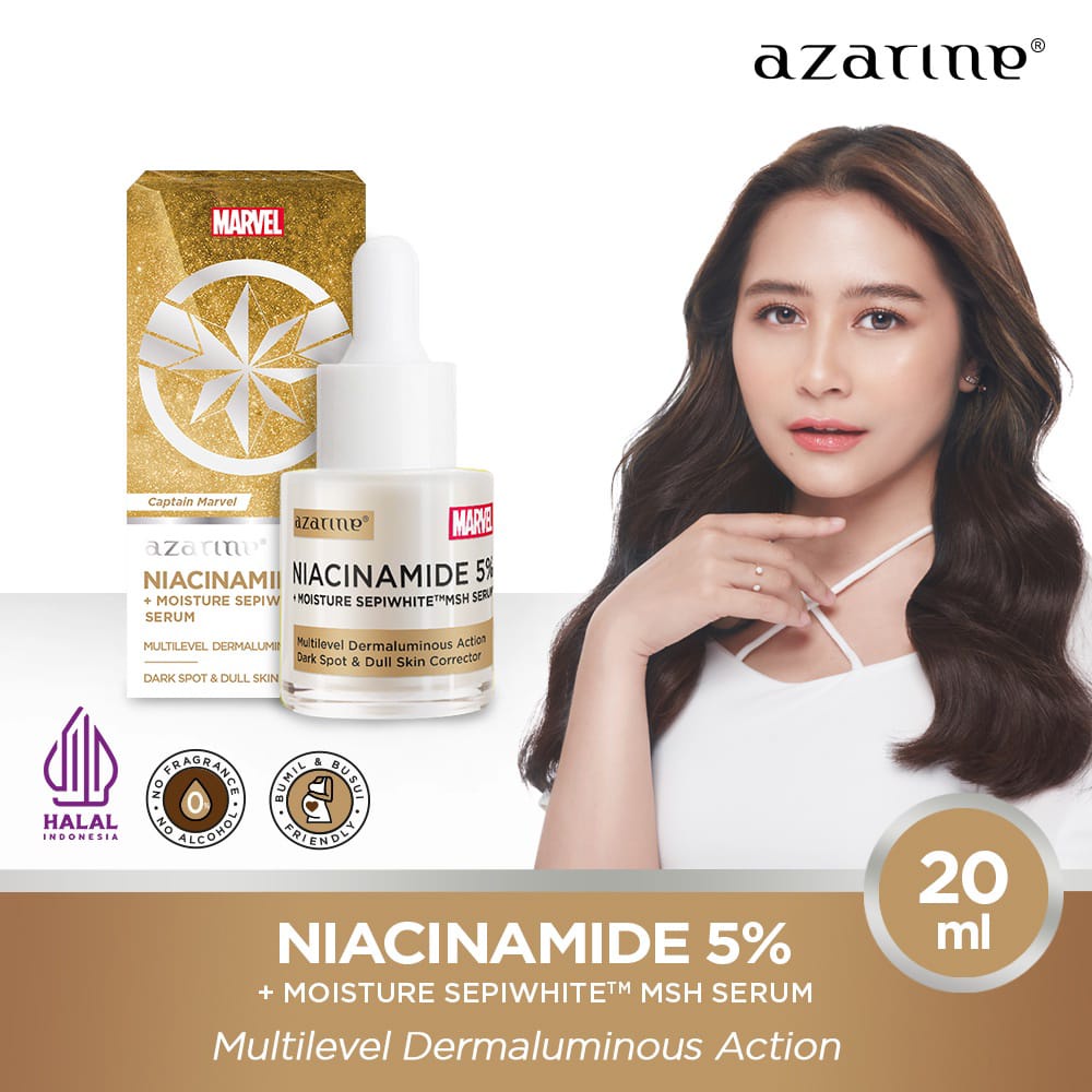 Azarine x Marvel Niacinamide 5% + Moisture Sepiwhite Serum 20ml