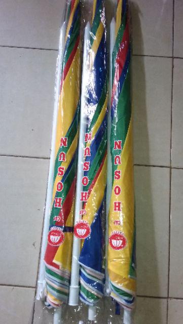 Payung Tenda / Payung Cafe / Payung Pantai Parasol Pelangi 198 Cm ( 42 )