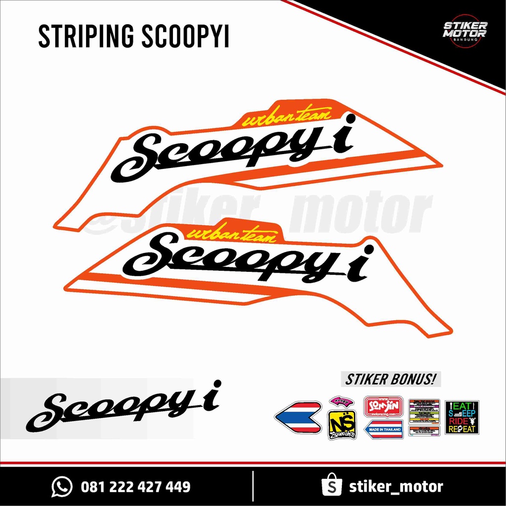 striping scoopy urban team / striping scoopy kontes / striping scoopy 2017 - 2019