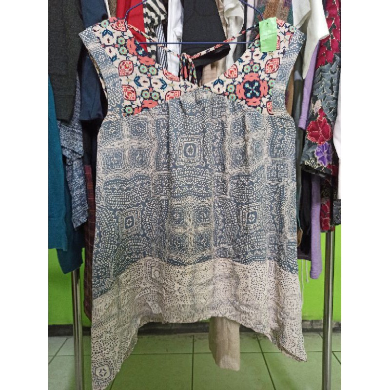 tanktop atasan etnik cantik tali belakang