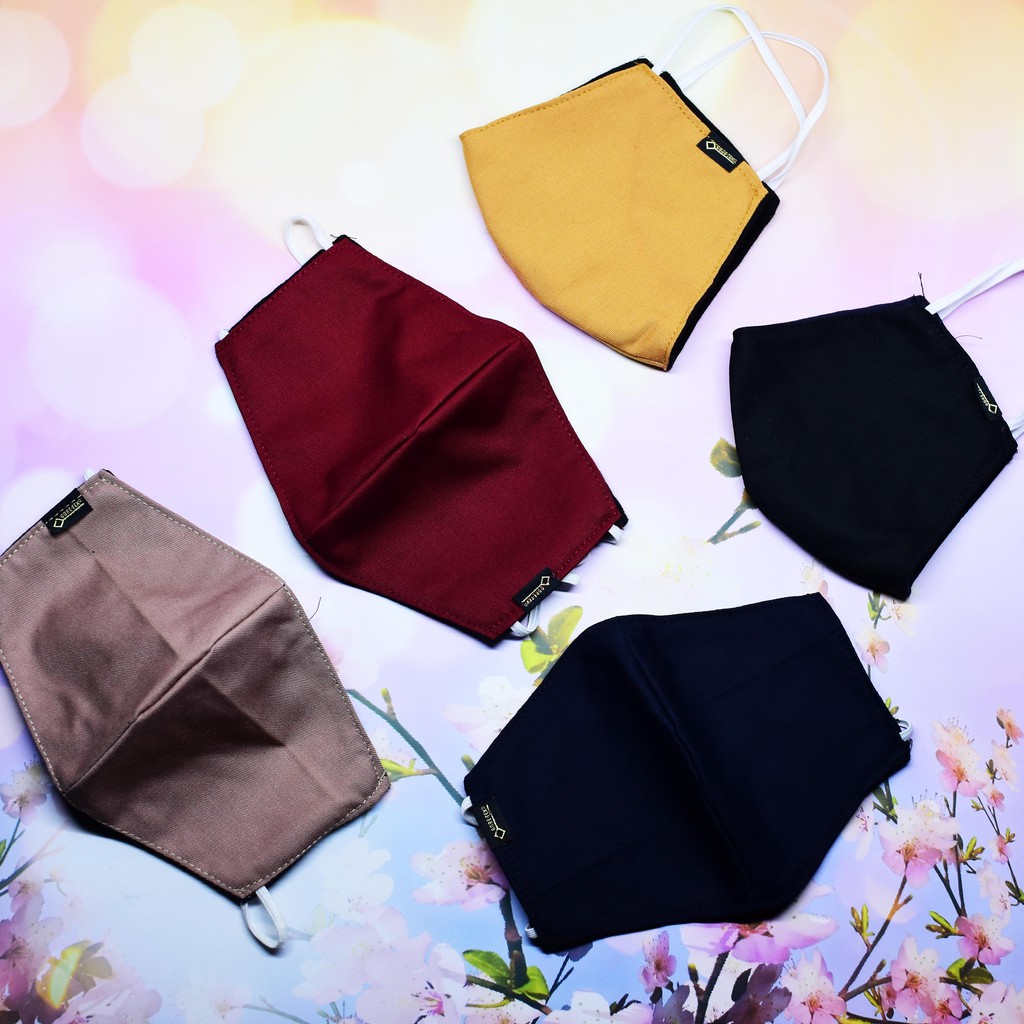 masker kain dua lapis / masker 2 lapis / masker unisek