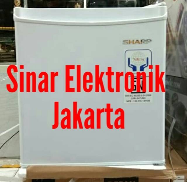 Sharp SJ-50MB-XW Kulkas Mini Portable. Low Watt. Baru Bergaransi Resmi