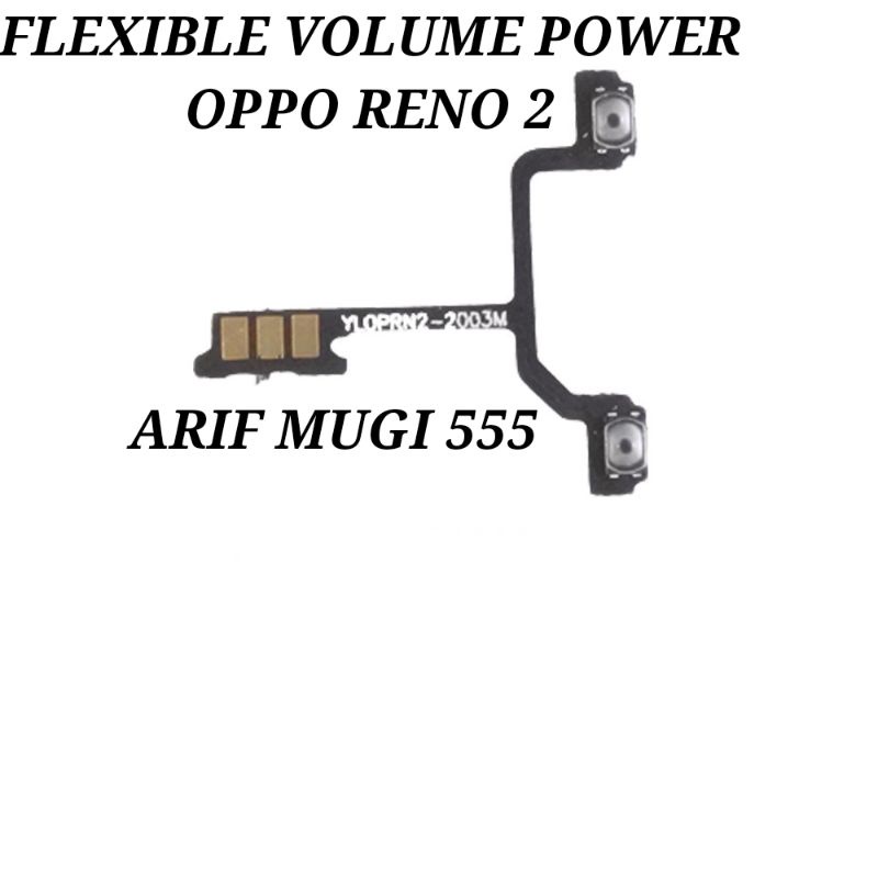 Flexible Flexible Volume Power Oppo Reno 2 Original