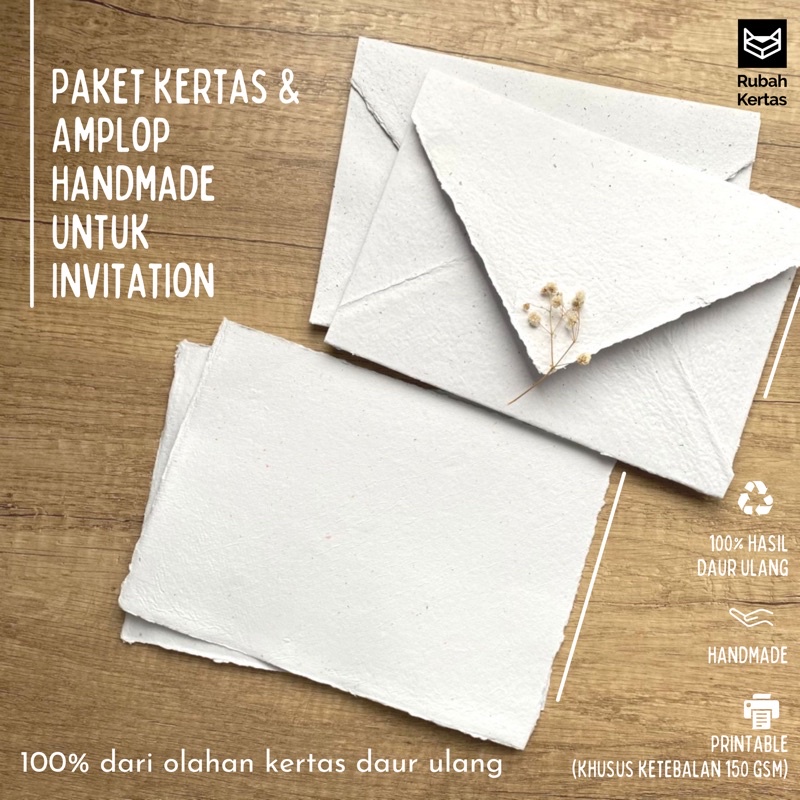 

Paket Kertas dan Amplop dari Daur Ulang