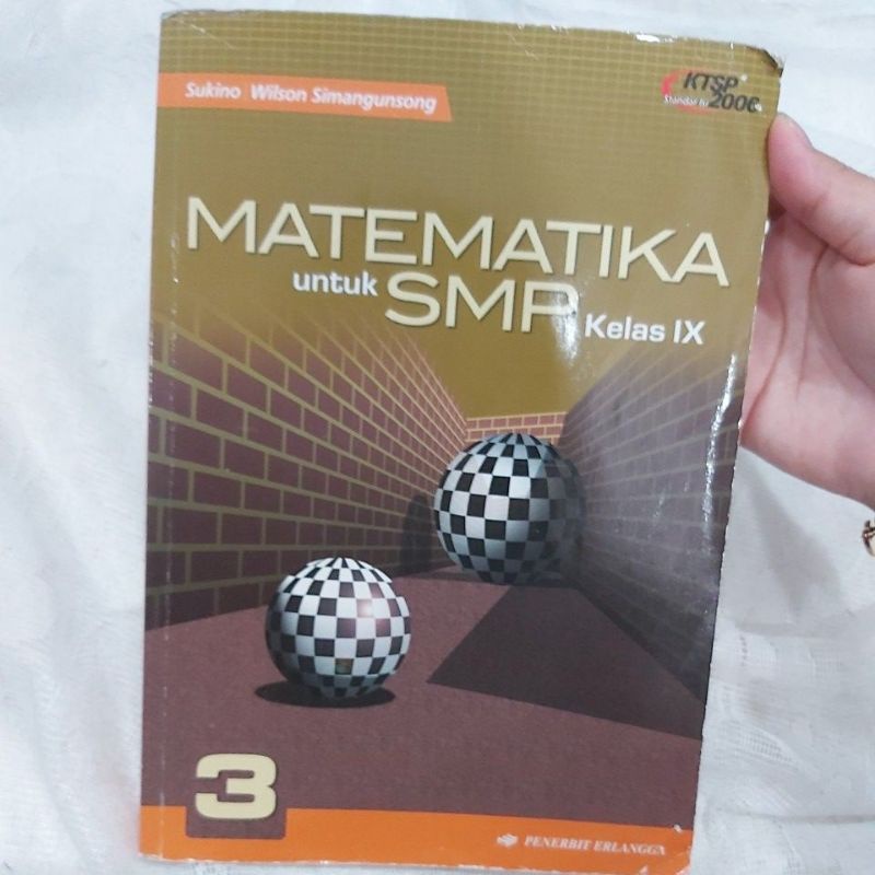 Buku Cetak MATEMATIKA Erlangga Kelas 9