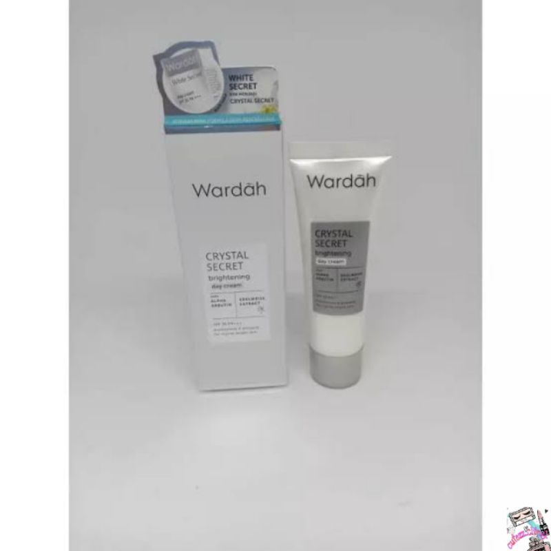 ☃Cutezz_Ching1☃Wardah Crystal Secret Brightening Day Cream/Night Cream