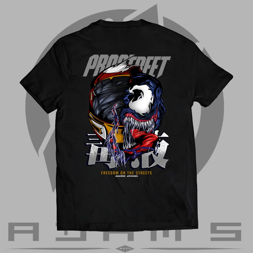 Baju Kaos Pria PROSTREET V2 VENOM Japan Art Series