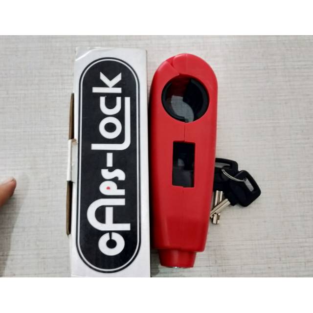 Griplock Caps Lock Kunci Gembok Anti Maling / Pengaman Stang Motor