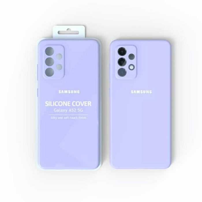 Silicone Cover Case Samsung Galaxy A32 A52 A72 Silky Official Logo