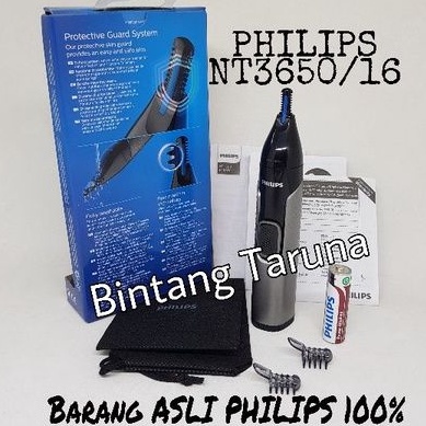 Philips Nose Trimmer NT3650/16 Philips Series 3000 Nose Trimmer NT3650 Original 100%