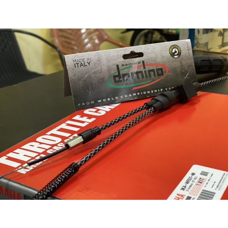 GAS SPONTAN DOMINO 2 DUA CABANG RX KING KABEL ORIGINAL-1
