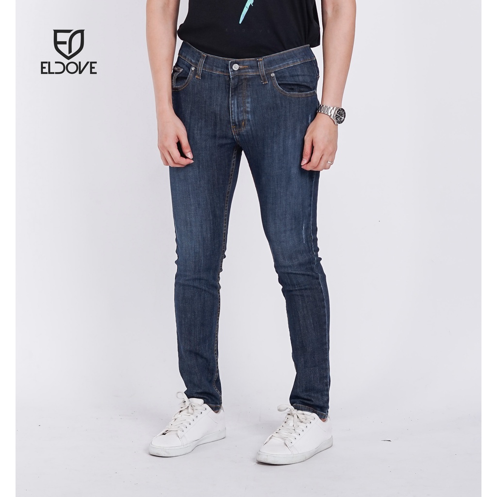 Eldove Denim Jeans Stretch Dark Blue 2025 Shopee Indonesia Eldove Denim Jeans Stretch Dark Blue 2025 Shopee Indonesia