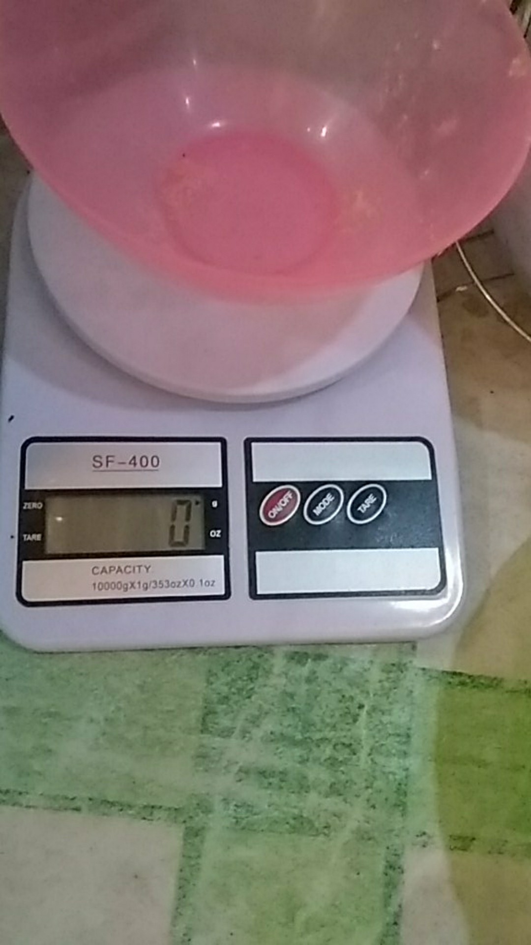 Max 10 Kg Timbangan Dapur Digital Sf-400 Original