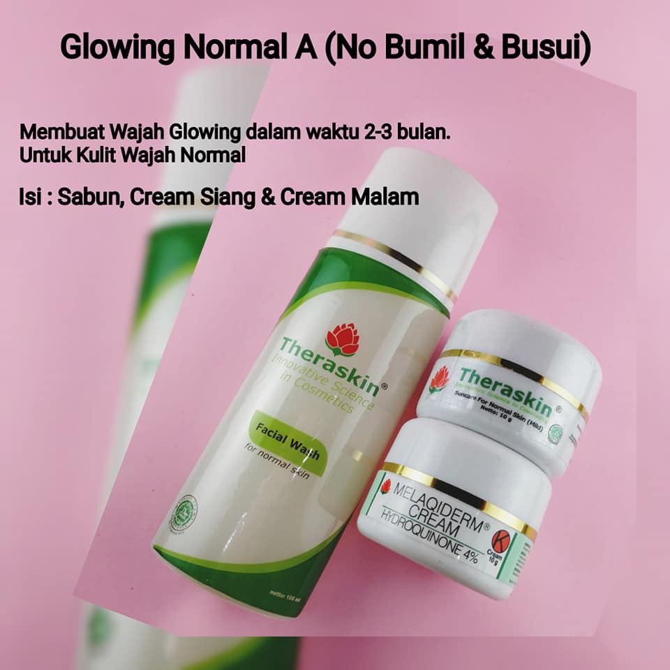 THERASKIN GLOWING / THERASKIN ORIGINAL / CREAM PEMUTIH WAJAH / THERASKIN BPOM / THERASKIN GLOWING