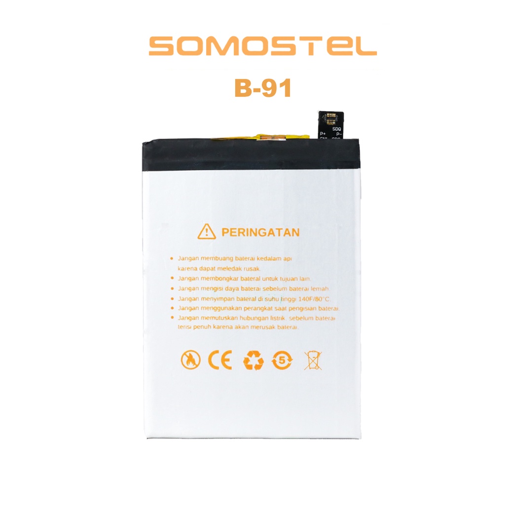 Somostel - B-91 Vivo X6 / X6A Batre Batrai Baterai