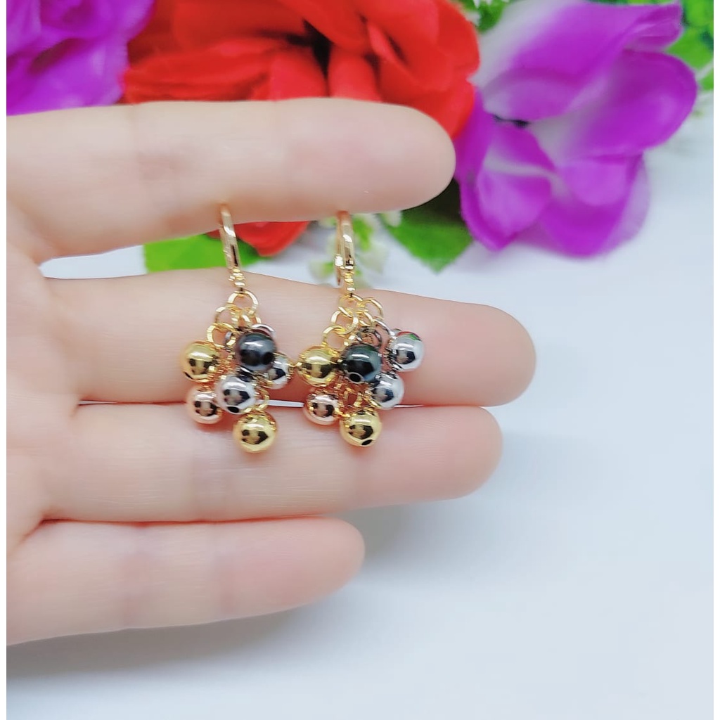 Anting anggur xuping lapis emas perhiasan fashion