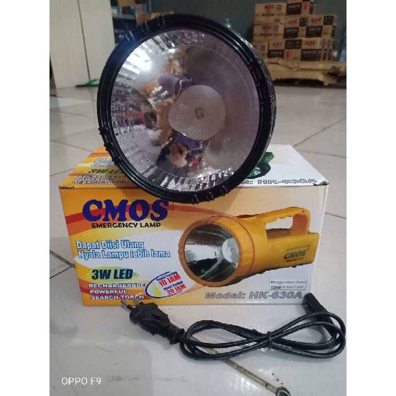 Senter led cas charger cmos hk-630aA