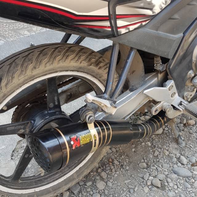 KNALPOT VIXION R NEW R9 H2 AKRAPOVIC HITAM MOTIF