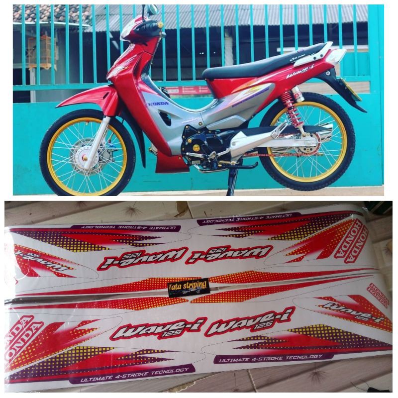 striping stiker wave karisma wave 125 i karisma (BISA COD)