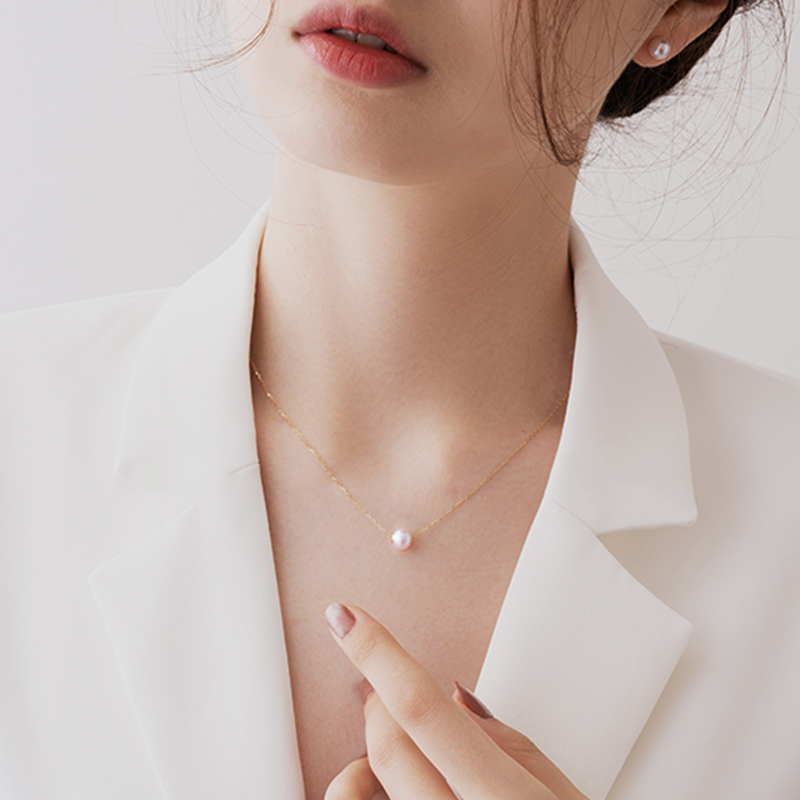 Korean Simple Pearl Necklace Clavicle Chain Accessories