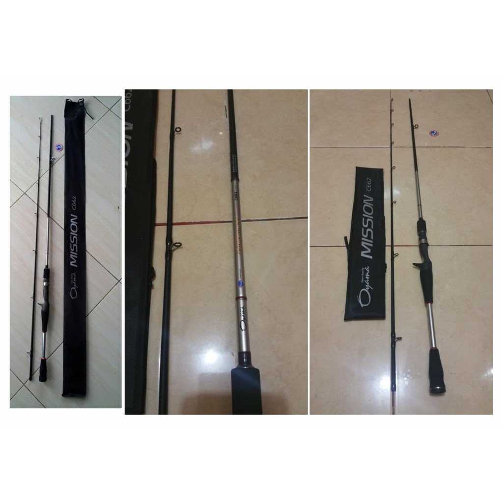Alat Mancing Joran Pancing BC Oyama Mission 602 180 Cm Action 8-17 Lb