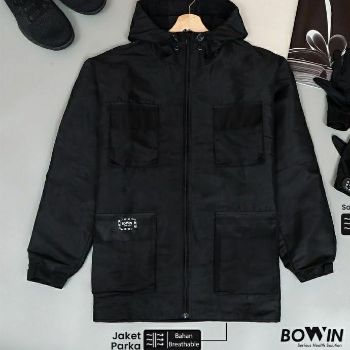 Jaket parka bowin x chicco Jerikho anti UV technologi anti sinar matahari angin dan percikan air