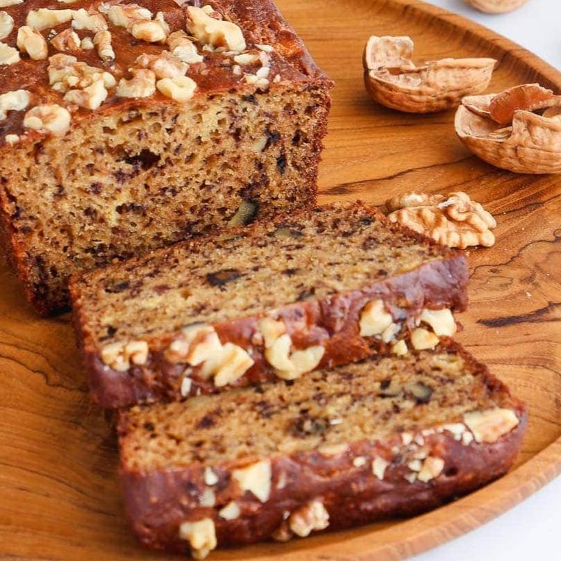 

SELLER √√ NUDE BAKE Vegan Skinny Banana Bread Gluten Free, Dairy Free, Low Calorie, No Refined Sugar, Roti ✽