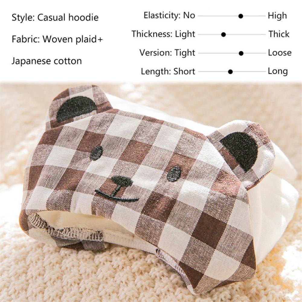 TIMEKEY Autumn and Winter Pet Warm Hoodie Puppy Dog Cat Sweater Two-legged Cartoon Pet Dog Clothes H1P6