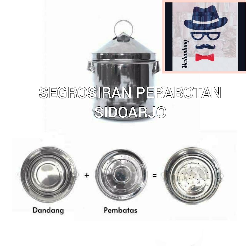 Dandang nasi mini murah UK 1/2kg bahan stainless