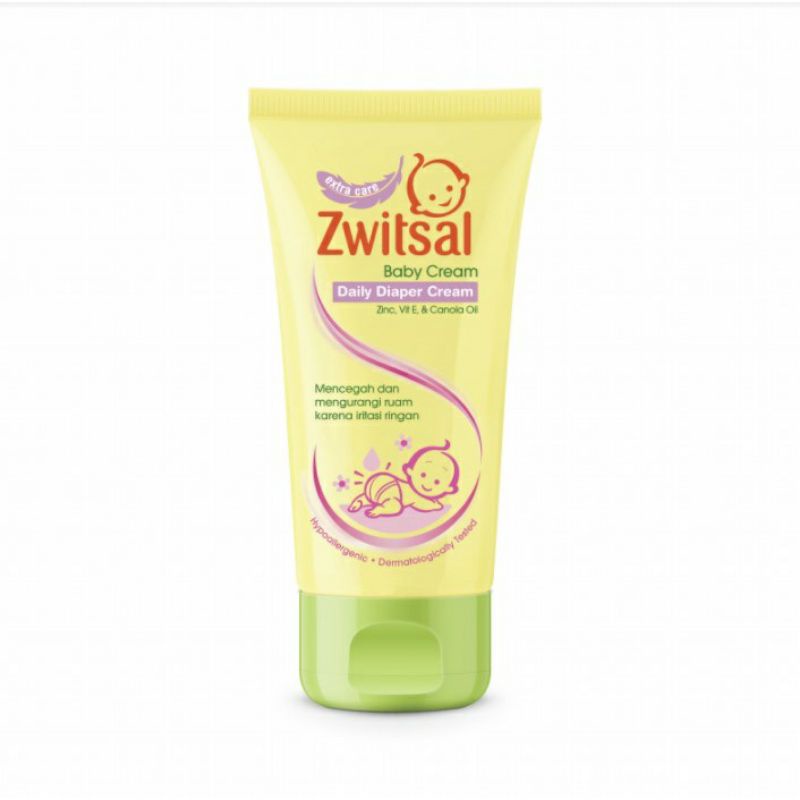 

Zwitsal Baby Cream 50ml Daily Diaper Cream with Zinc