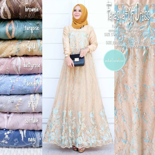 Gamis Kondangan Super Jumbo xxxl Ld 130cm Farasya Dress #95 Gamis Brukat Jumbo Gamis Lebaran Terbaru Dress Muslimah Gaun Pesta Gamis Seragam Pernikahan Outfit Bridesmaid Gamis Broklat Jumbo Wanita xxxl Outfit Kondangan Wedding Dresses Modern Warna Rose