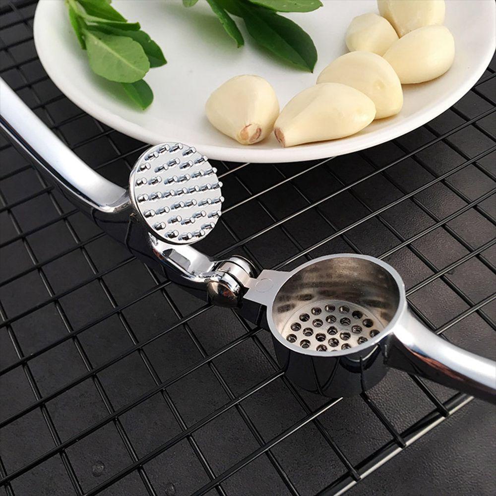 [Elegan] Garlic Masher Stainless Steel Penghancur Multifungsi Penghalus Bumbu Tekan Alat Cincang