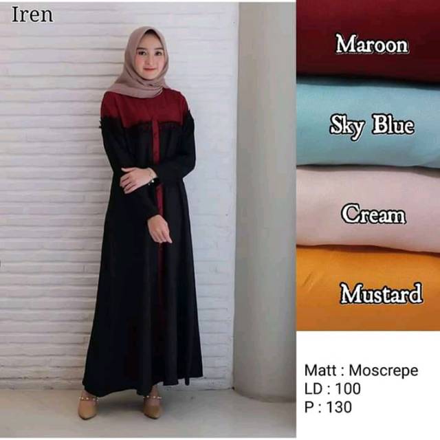 Gamis Moscrepe Irene