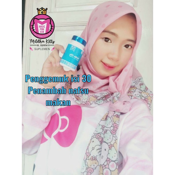 pil Bombastis pil penggemuk badan original mildhakitty sudah BPOM 1 botol 30 kapsul