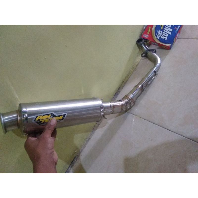 knalpot racing Fantera 150cc.200cc buat motor beat Scoopy Vario Mio nmax aerox PCX