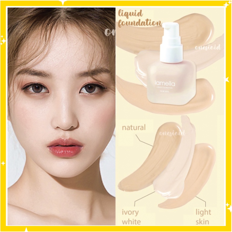 LAMEILA Liquid Foundation Beautiful Skin Botol bulat 3 Warna 30ml LA086 3066