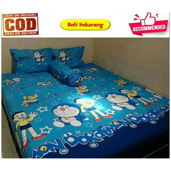 Sprei Kasur 1 SET Ukuran 180x200cm Motif dan karakter Kartun