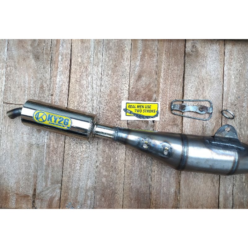 Knalpot Standar Racing FIZR F1ZR Force1 Plat Karat By KY26 Racing ( Include Tameng )