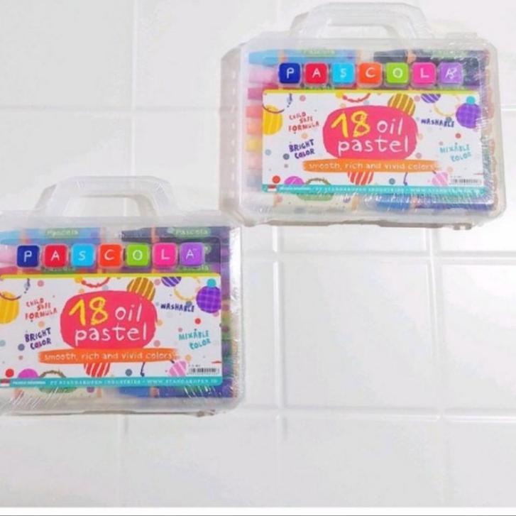 

Crayon Oil pastel pascola / crayon pascola 18 warna !!