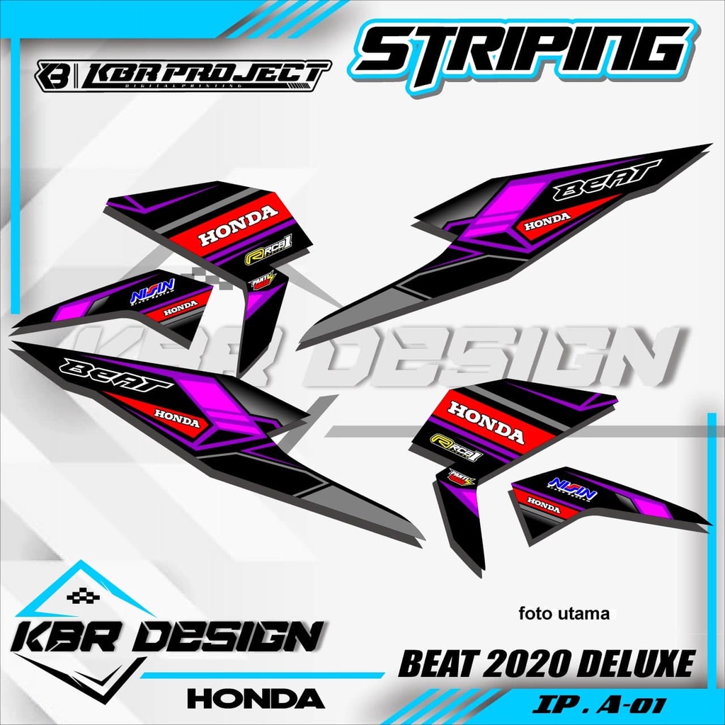 BEAT 2020 DELUXE (COD) STICKER STRIPING HONDA BEAT 2020 DELUXE.01