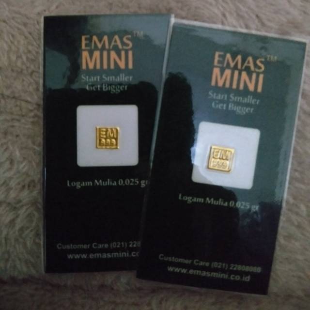 0,025 gr Emas Murni