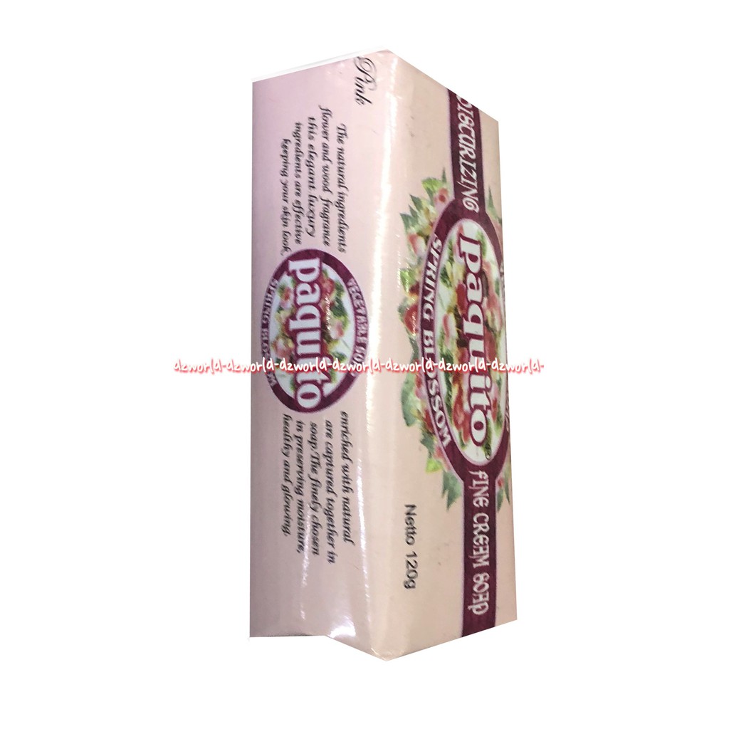 Paquito Vegetable 120gr Soap Spring Blossom Sabun Batang Pakuito Paquitto Sabun Batangan Bar Soap Bars Soaps