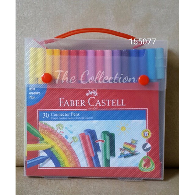 

ATK0336FC 155077L plastik 30 warna connector pen Faber Castell spidol TOJ99