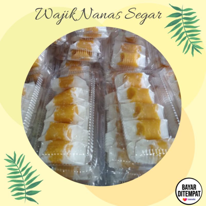 

Wajik Ketan Nanas Segar cemilan santai paket 3 pack