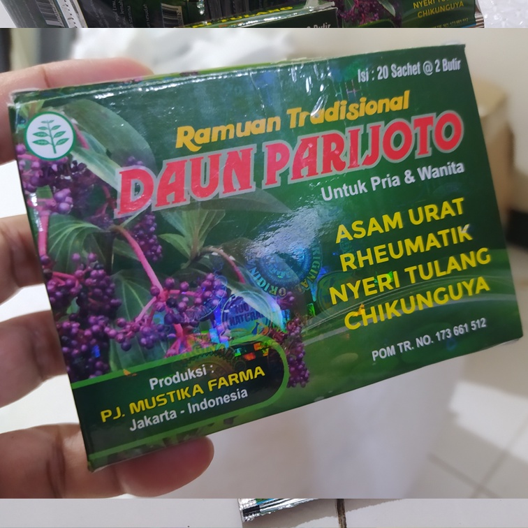 [PR0M0] Obat Asam Urat Dan Kolesterol Nyeri Sendi Rematik Herbal Ampuh Daun Parijoto | asamulin, Mad